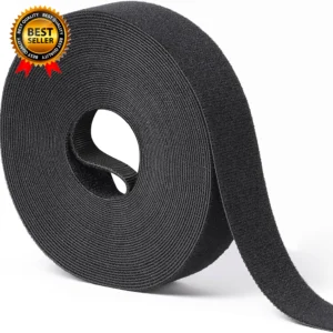 1 in X 30 Ft Hook and Roll Double-Sided Strips Self-Gripping Straps Reusable